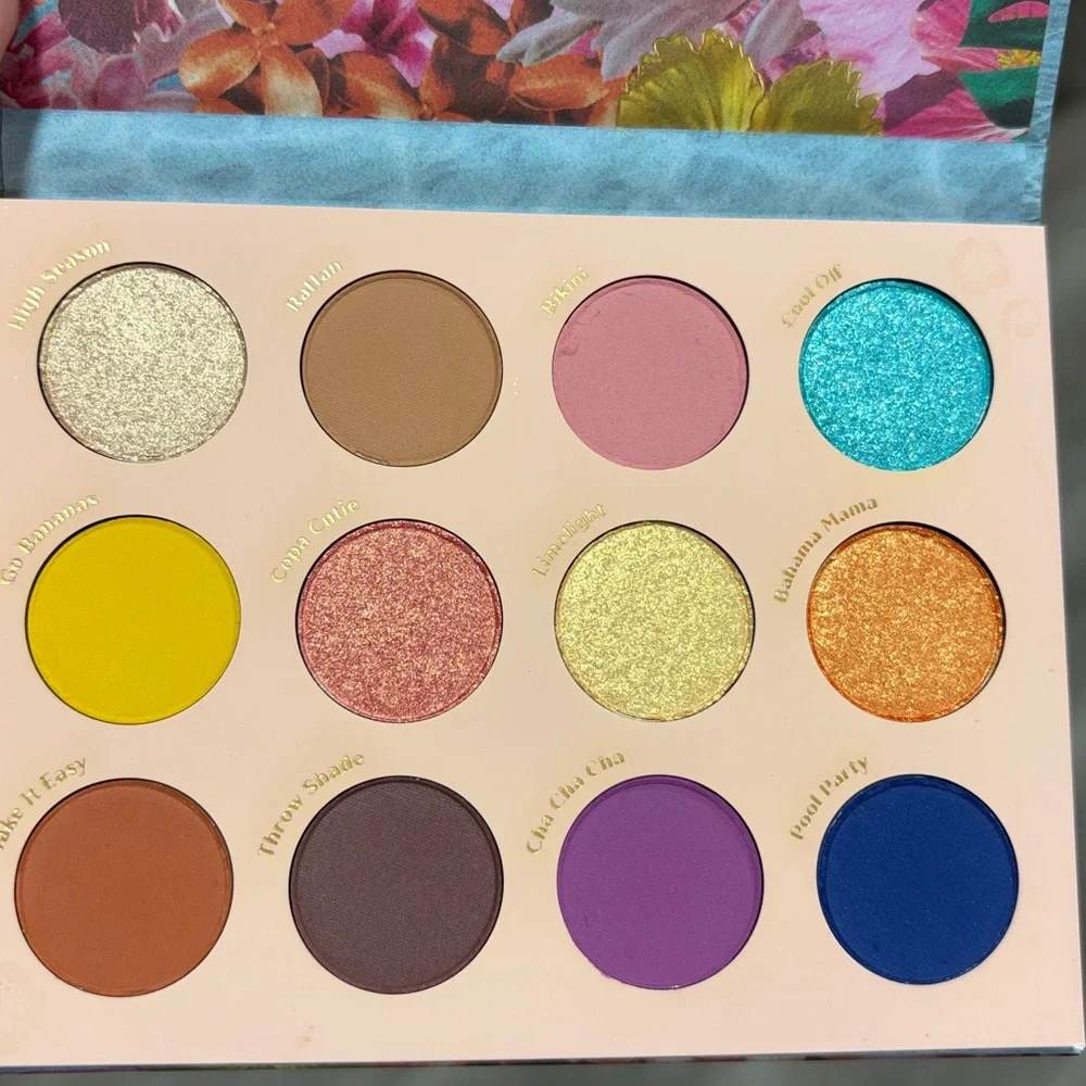 Colourpop Cabana Club Floral Eyeshadow Palette